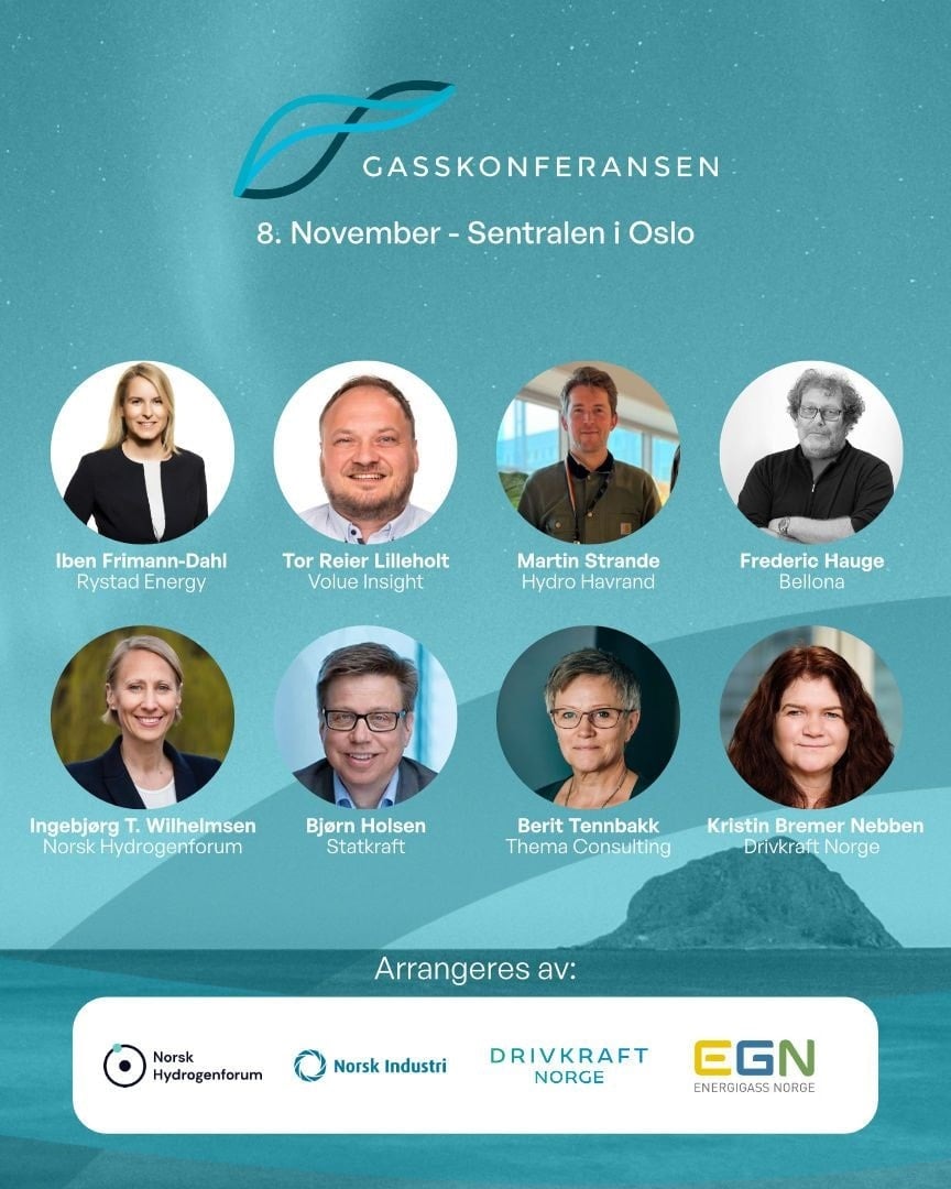 Plakat for Gasskonferansen 2023.